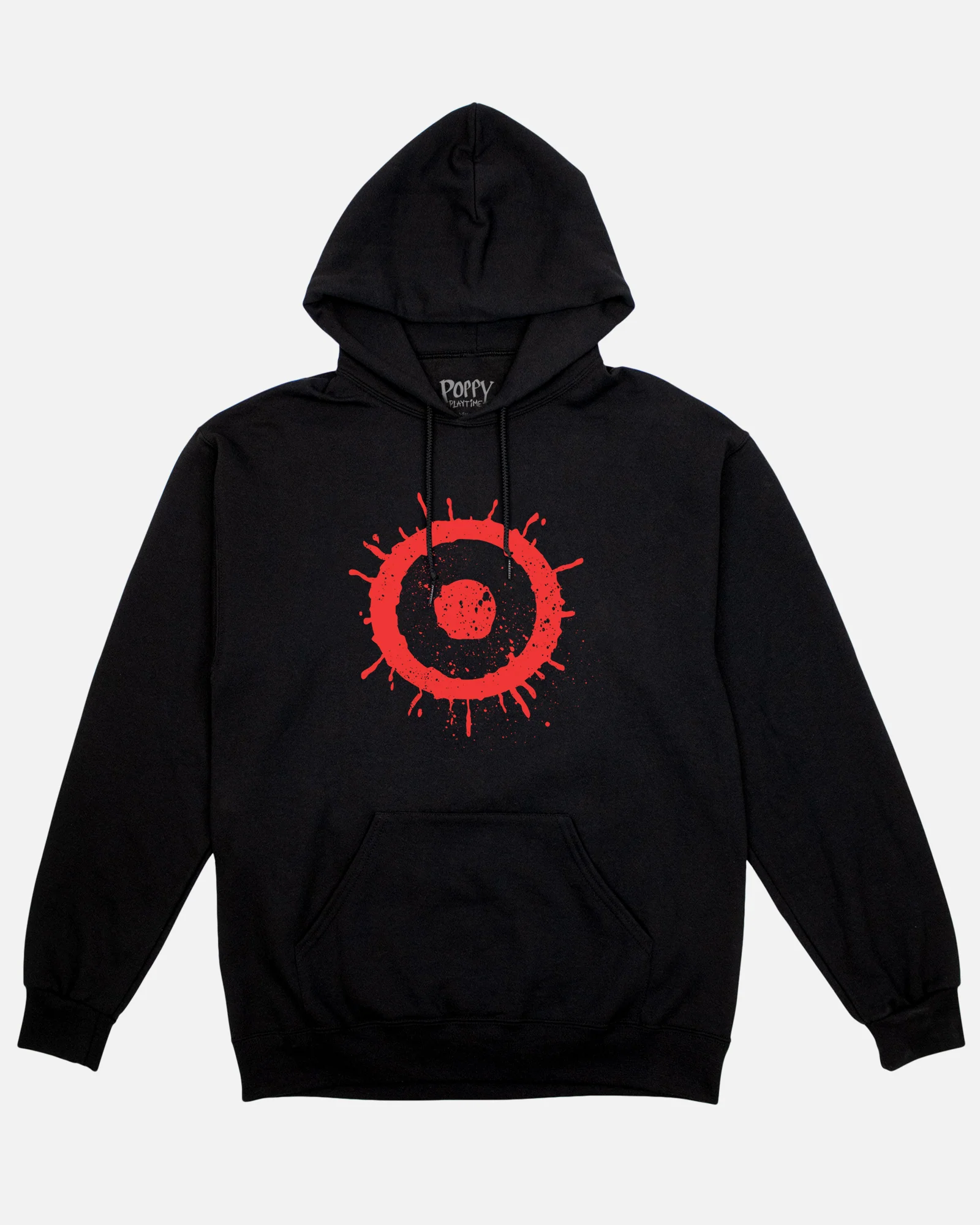 The Doctor All Over Eyes Black Drawstring Hoodie